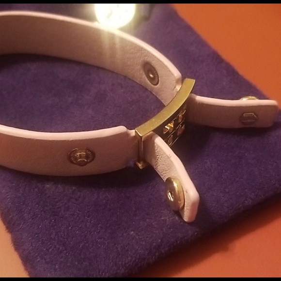 Tory Burch Pink and Gold Bracelet with Dust Bag - Picture 3 of 5
